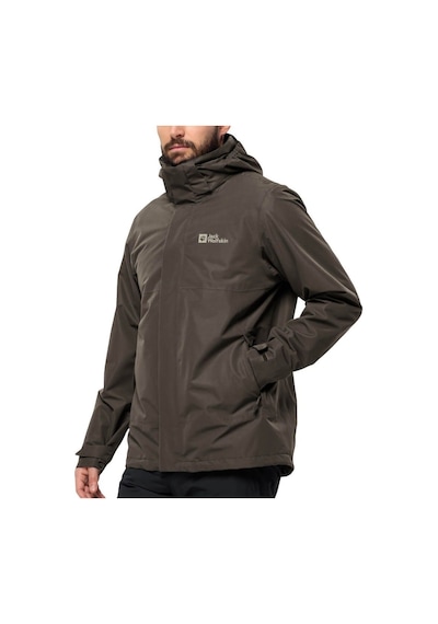 Jack Wolfskin Jack Wolfskın Luntal 3ın1 Jkt M Cold Coffee Erkek Outdoor Ceketi Kahve