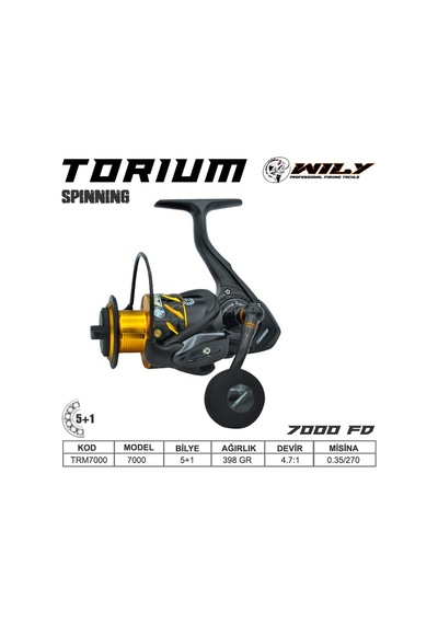 Wily Torium 7000fd 5+1 Bb Spin Olta Makinesi