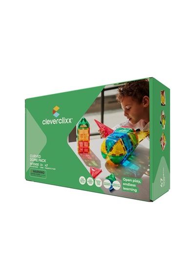 Cleverclixx Dome Pack Intense Manyetik Bloklar, 47 Parça