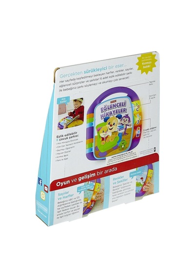 Frc73 Fisher-price Eğitici Hikaye Kitabı / Türkçe / Eğlen Ve Öğren Çok Renkli