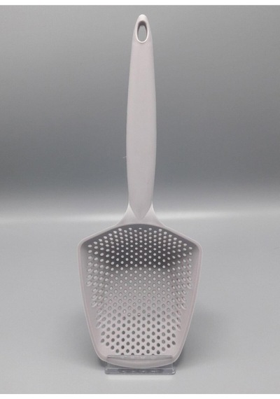 Süzgeçli Kepçe Mantı Kepçesi Gri 33,50cm.moe Plastik 1 Parça Plastik Diğer