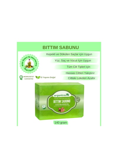 Organicsun Doğal Bıttım Sabunu 140 G