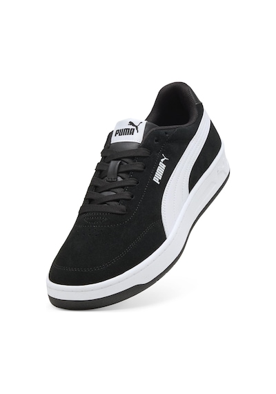 402680-01 Puma Court Classic Clean Sd Erkek Spor Ayakkabı Siyah 402680-01 Siyah Beyaz