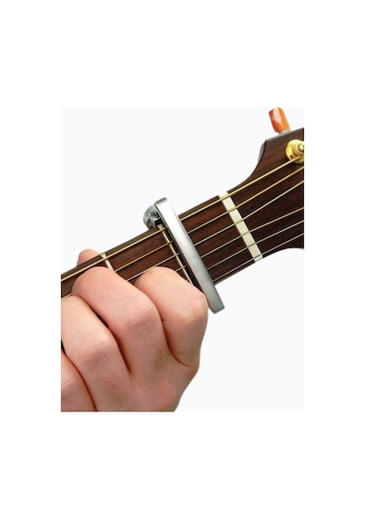D'addario Planet Waves Ns Capo Pro, Ayarlanabilir Gerilimli Profesyonel Kapo Telli Çalgı Aksesuarları Gümüş