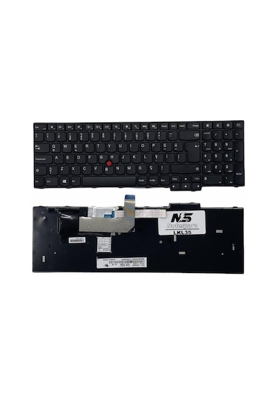 Lenovo İle Uyumlu Thinkpad E550, E565, E570, E555, E550c, E575 Notebook Klavye Siyah Tr
