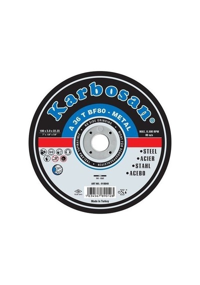 Karbosan Metal Kesici Taş 115x3x22 1 Adet