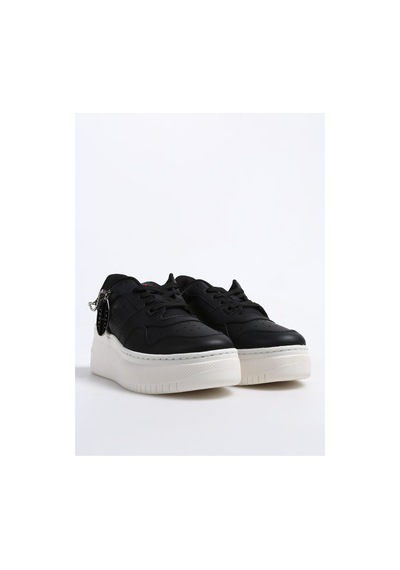 Siyah Kadın Deri Sneaker En0en02421bds Siyah