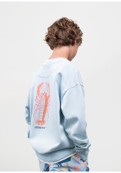 Mayoral Boston Erkek Çocuk İki İplik Sweatshirt Mavi
