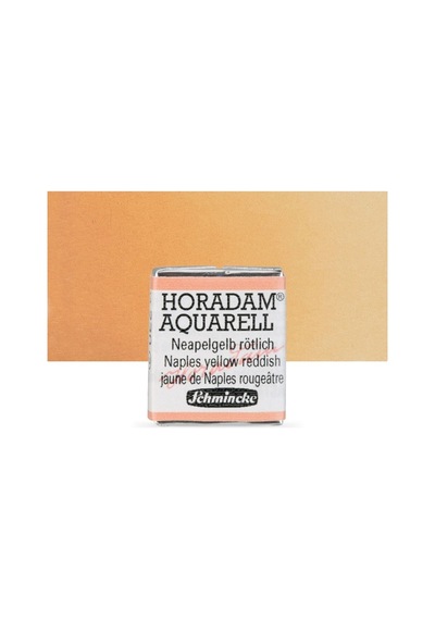 Schmincke Horadam Aquarell Artist Sulu Boya Naples Yellow Reddish Yarım Tablet