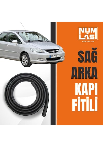 Honda City 2006-2008 Sağ Arka Kapı Fitili-a Kalite-numlas-nm6079