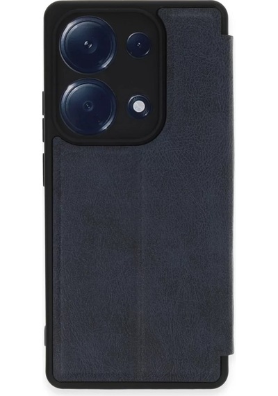Newface Xiaomi Redmi Note 13 Pro 4g Kılıf Flip Cover - Lacivert Resimdeki