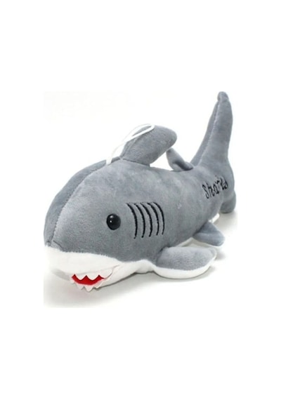Peluş Köpekbalığı 25 CM Baby Shark - Gri