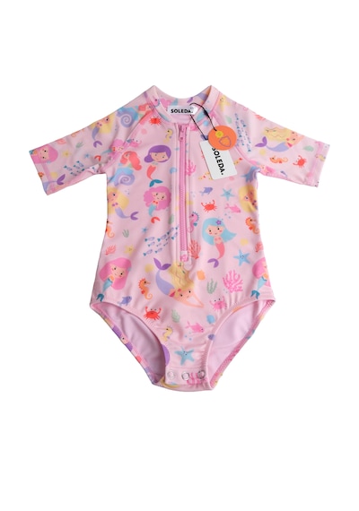 Soleda Uv Korumalı Upf 50+ Bebek Çocuk Mayo Mermaid Magic