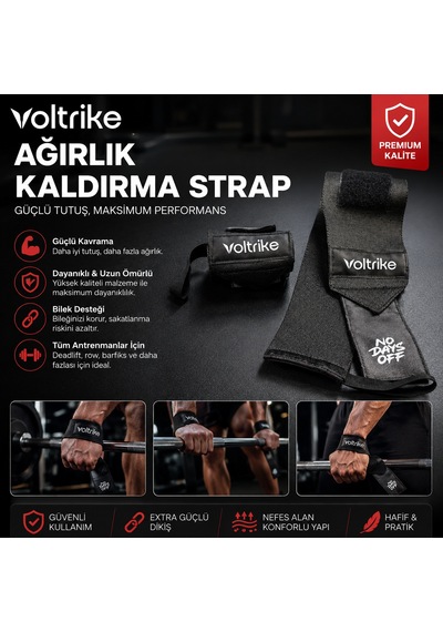 Voltrike Fitness Bilekliği Siyah Pro