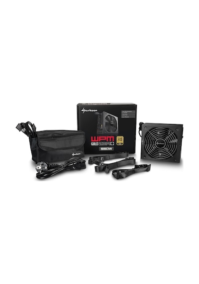 Sharkoon WPM-GOLDZERO-550W 80+ Gold 14 CM Fanlı ATX Güç Kaynağı