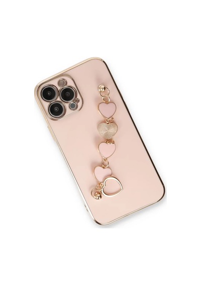 Newface Apple İphone 14 Pro Max Kılıf Esila Silikon - Pudra