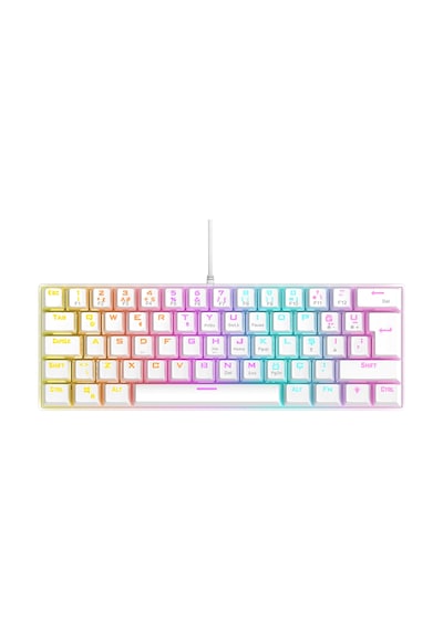 Rampage Plower K60 Blue Switch Kablolu 12 Işık Modlu Mekanik Oyuncu Klavye