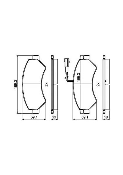 Fiat Ducato 130 Mj 2.3 2011-2016 Bosch Ön Balata
