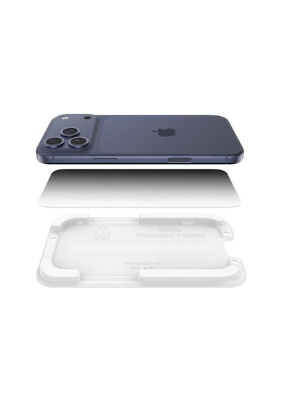 Belkin Ova214hq Screenforce Invisiglass Privacy İphone 17 Pro Max Uyumlu Kolay Hizalama Kitli Temperli Cam Ekran Koruyucu