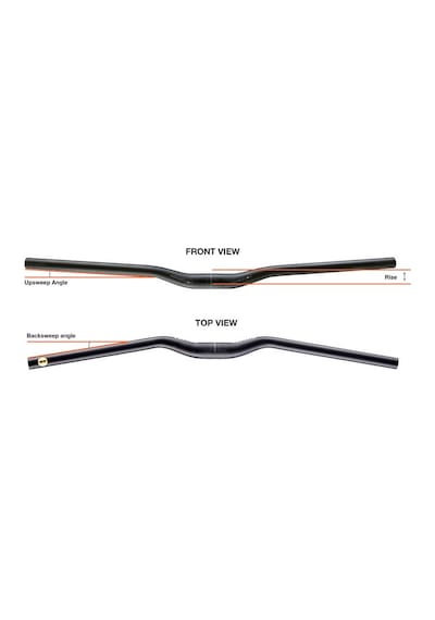 Fsa V-Drıve Hb-Xc 181 Flat Gidon Mat Siyah 15/685Mm Siyah - Kırmızı