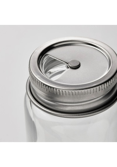 Ikea Cıtronhaj 2'li Tuzluk Ve Biberlik Seti 100 Ml 12 X 4 Cm Şeffaf Krom Metal - Şeffaf