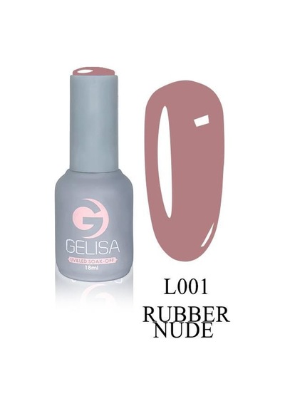 Gelisa Kalıcı Oje 18ml Rubber Nude L001 Diğer