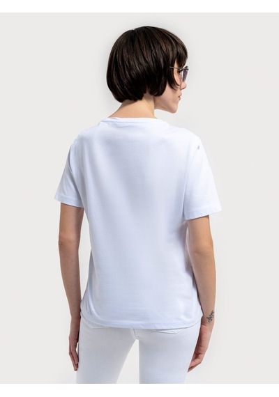 LOFT Regular Fit Kadın Tshirt K.kol Lf2036541 Q1.v1 Beyaz