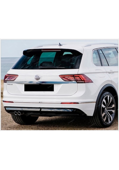 Vw Tiguan Krom Bagaj Çıtası 2016 Ve Üzeri Paslanmaz Çelik Uzun