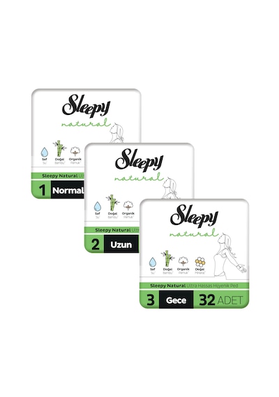 Sleepy Natural Ultra Hassas Hijyenik Ped Mega Fırsat Paketi 116 Adet
