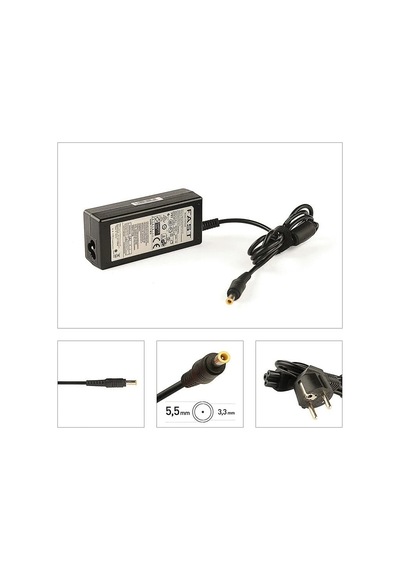 Cmadp075 19v 3.16a 5.5 3.3mm Samsung Notebook Adaptör