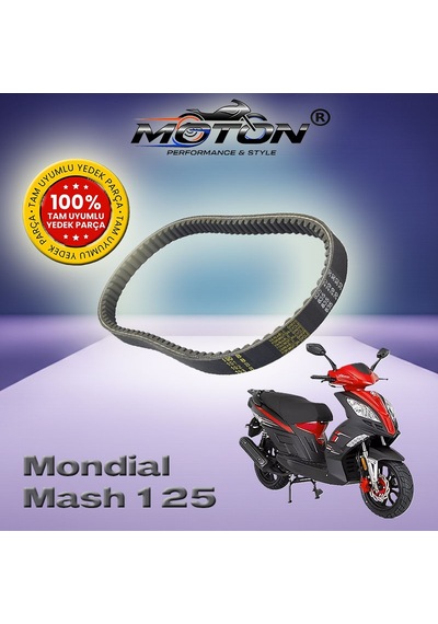 Mondial Mash 125 Varyatör Kayışı - Dayanıklı Güçlendirilmiş Yapılı Tayland Üretimi