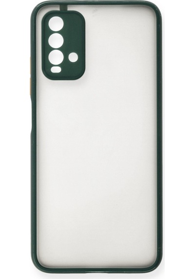 Xiaomi Redmi 9t Uyumlu Kılıf Montreal Silikon Kapak - Yeşil