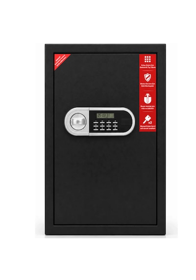Elektronik Şifreli Dijital Çelik Kasa Cb001 Büyük Boy Ev Ofis Para Ve Otel Tipi Klasör Dosya Evrak