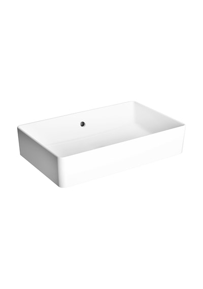 VitrA Nuo 7434B003-0016 Dikdörtgen Çanak Lavabo. 60 CM. Beyaz