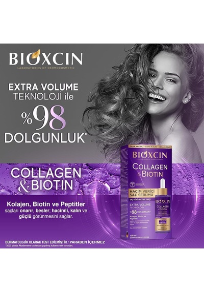 Tr Collagen & Biotin Saç Serumu 100 Ml Saç Dökülmesine Karşı, Hacimlendirici, Hidrolize Kolajen, Biotin Ve Bio