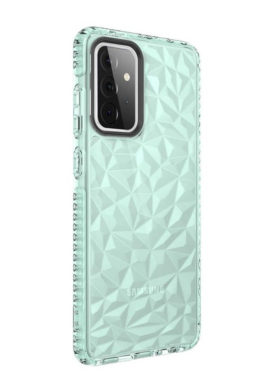 Zore Galaxy Uyumlu A72 Kılıf Buzz Kapak - Yeşil Yeşil