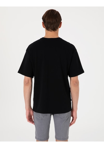 Pierre Cardin Erkek Siyah Tişört 50310144-vr046 Siyah