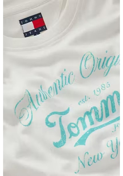 Kadın New York City Logo T-shirt - Ekru-8398 Ecru