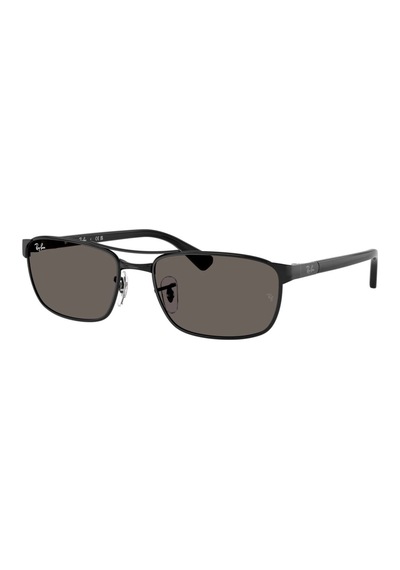 Ray-ban Rb 3778 002b1 60 Unisex Geometrik Siyah Metal Güneş Gözlüğü Siyah