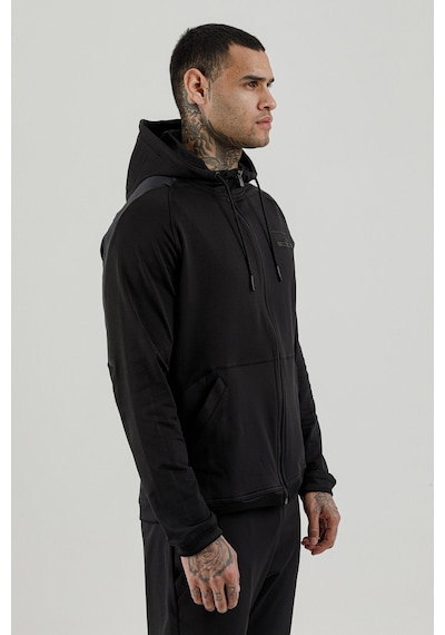 Airlife Stronger High Rsi 5 7 Tam Boy Fermuarlı Erkek Kapüşonlu Sweatshirt Siyah