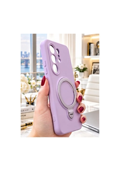Tecno Camon 50 Pro 4g İle Uyumlu 360 Derece Dönebilen Kalın Metal Magsafe Halka Stantlı İçi Kadife Korumalı Ultra Lüx Premium Silikon Kılıf Lila Tecno Camon 50 Pro 4g İle Uyumlu 360 Derece Dönebilen Kalın Metal Magsafe Halka Stantlı İçi Kadife Korumalı Ultra Lüx Premium Silikon Kılıf Lila