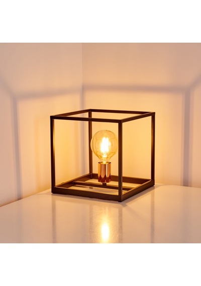 Riolight Modern Küp Metal Abajur 25Cm X 25Cm (538283646)