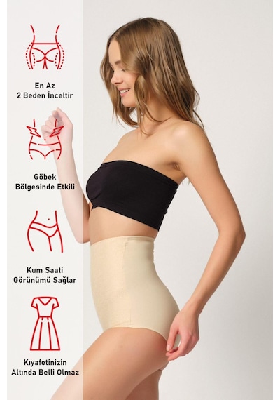 Ten Mı Emay 2842 Lazer Dantelli Slip Korse Ten