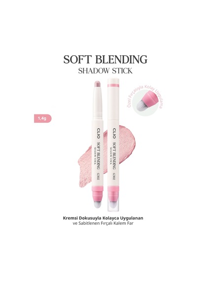 Clio Soft Blending Shadow Stick G302 Kitten Pink