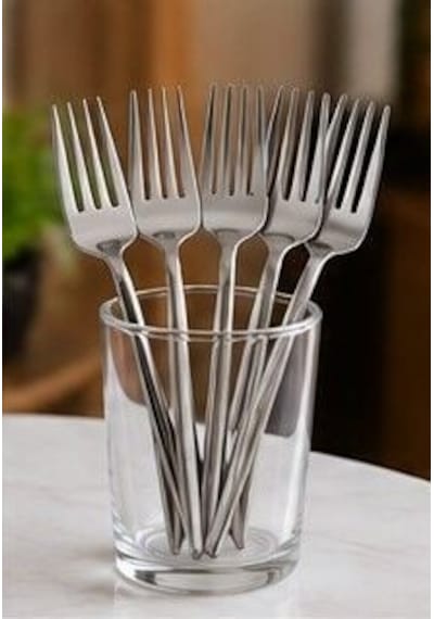 Yemek Çatalı - Altı Parça Gümüş