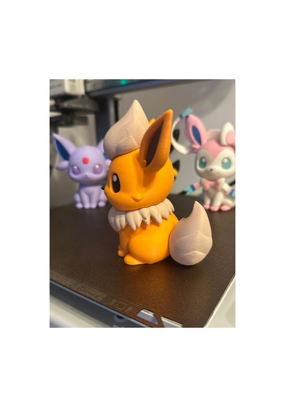 Pokemon Chibi Stili Flareon Mini Masa Figürü 5cm Pokemon Koleksiyon İçin Figür / Oyuncak