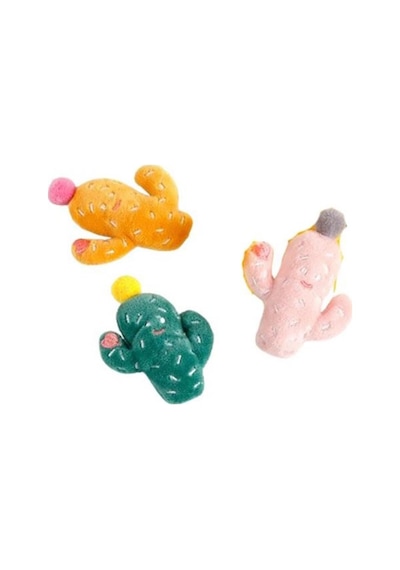 Glipet Peluş Kaktüs Figürlü Kedi Oyuncağı 8 Cm