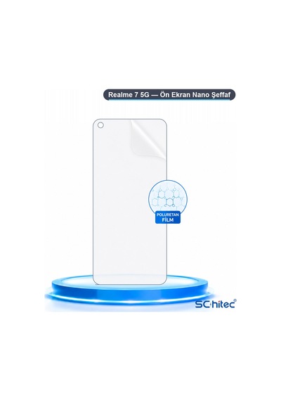 Realme 7 5g Uyumlu Ön Yüzey Nano Şeffaf Hidrojel Ekran Koruyucu 31917082