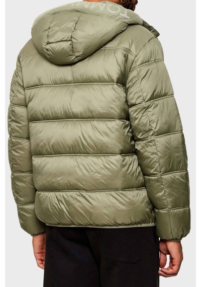 Tommy Jeans Erkek Mont Dm0dm22044 M1l Yeşil Yeşil