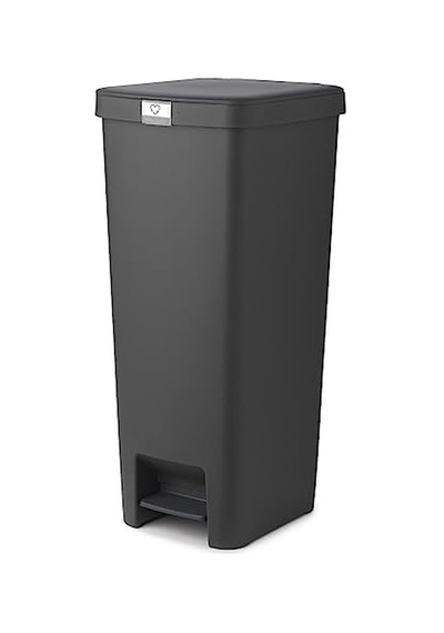 800023 Çöp Kovası 40 L Köşe Gri Çok Renkli